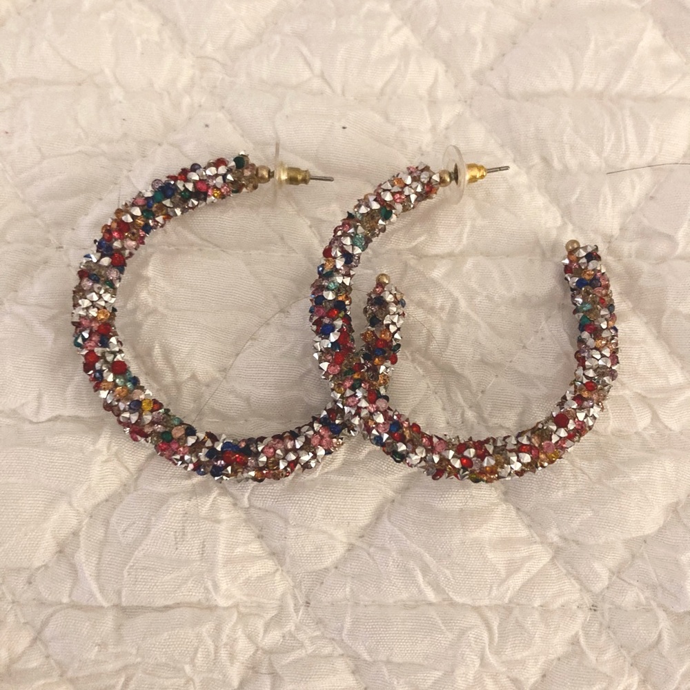 Sparkle Hoop earrings